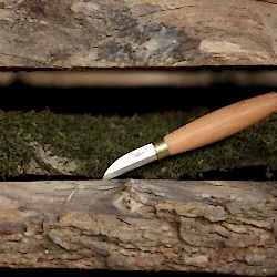 Ahşap Kuksa Kaşık Oyma Bıçağı-1 Küt Burun Kısa